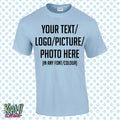Custom Personalised Men's Printed T-SHIRT Name Funny Work Stag -Your text/logo 7