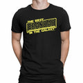 Best Grandad In The Galaxy Mens  Cotton T-Shirt Star Wars Christmas Gift
