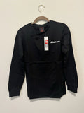 Snap-on Shirt Mens MEDIUM Black Long Sleeve 105 Years Anniversary Graphic