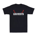 Leg Rests Funny Adult Humor Saying Novelty Men's Short Sleeve T-Shirt Gift Tee