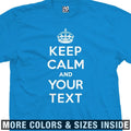Custom Keep Calm T-Shirt | Carry On Meme Personalized Logo Design Print Tee