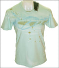 New Men's Authentic Oakley Wind Icon Stretch T Shirt Small Slim Fit Pale Mint