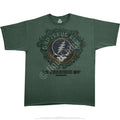 GRATEFUL DEAD-FILLMORE GREEN- STEAL YOUR FACE-T SHIRT S-M-L-XL-XXL Garcia,Wier