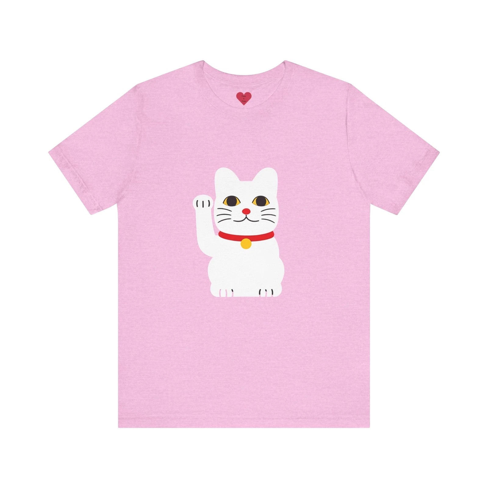 White Asian Cat T-Shirt, Cat Lover T, Funny Cat Tee, Cute Cat Shirt, Kawaii Cat