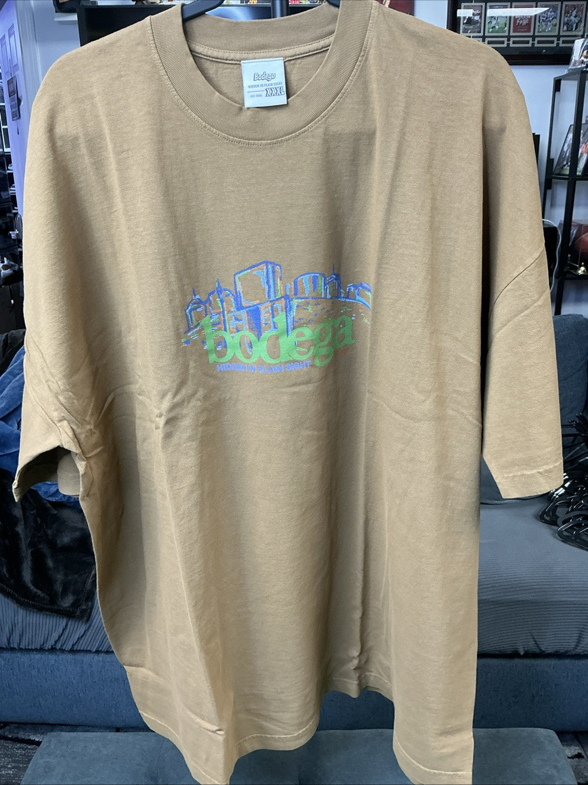 Bodega T Shirt New Size XXXL Unisex Brown 2006 Hidden In Plain Sight