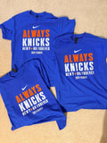 Custom knicks Basketball  Tee shirt !