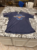 Harley Davidson Cafe distressed L T-shirt "Live Hard Ride Easy" Las Vegas w/ship