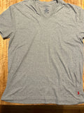 Polo Ralph Lauren Classic Fit V-Neck T-Shirt Grey Size XL
