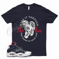 Navy TP T Shirt for  Question Mid Ftwr White Vector Red Blue