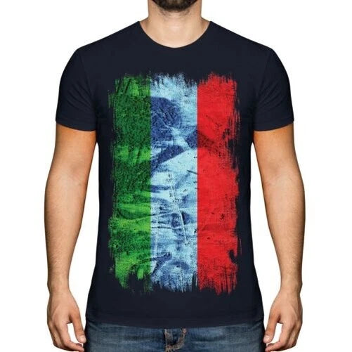 Dagestan Grunge Flagge Herren T-Shirt Fußball Geschenk Kleidung Jersey