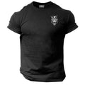 King Gorilla T Shirt Pocket Gym Clothing Bodybuilding Training Workout MMA Top