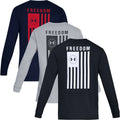 [1333369] Mens Under Armour Freedom Flag Long Sleeve Tee