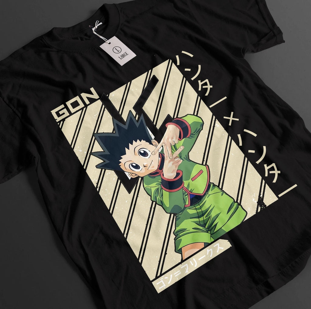 Hunter x Hunter Shirt Gon Freecss T-Shirt Killua Top HxH Hisoka Anime Unisex Tee