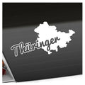 Thuringia Thuringian origin sticker sticker 25 colors neon matte