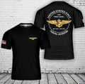 Custom Text & Time US Naval Aviator 3D T-Shirt