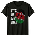 Its In My DNA Kenya Flag Fingerprint Mens T-Shirt Womens Tee Graphic Unisex Top