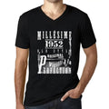 Men's Graphic T-Shirt V Neck Vintage Aged to Perfection 1952 – Millésime Vieilli