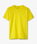 Polo Ralph Lauren Mens T Shirt Yellow Centre Logo Custom Slim Fit Size S M XXL