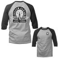 Custom Garage Bikers Vintage Classic Custom Motorcycle Graphic 3/4 Sleeve Raglan