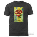 LA ROSA Loteria Tarjeta Mexican Came Card Graphic T-shirt Tee
