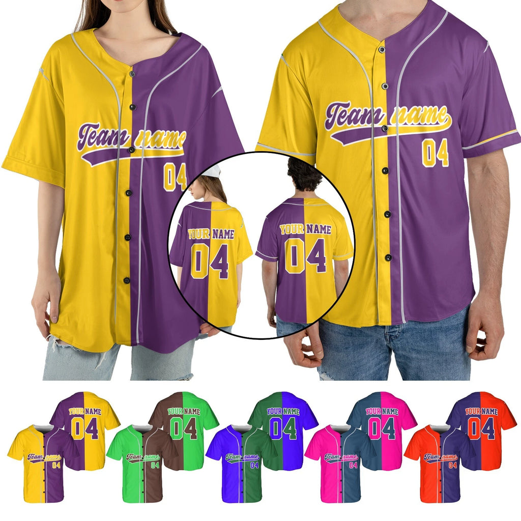 Personalized Any Two Football Team Jersey Shirt, Custom Team Name And Number