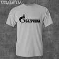 Gazprom Russian Oil Company Men's Gray Size S to 5XL