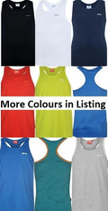 Slazenger Muscle Back Vest Size S M L XL 2XL 3XL 4XL NEW  T-Shirt Mens