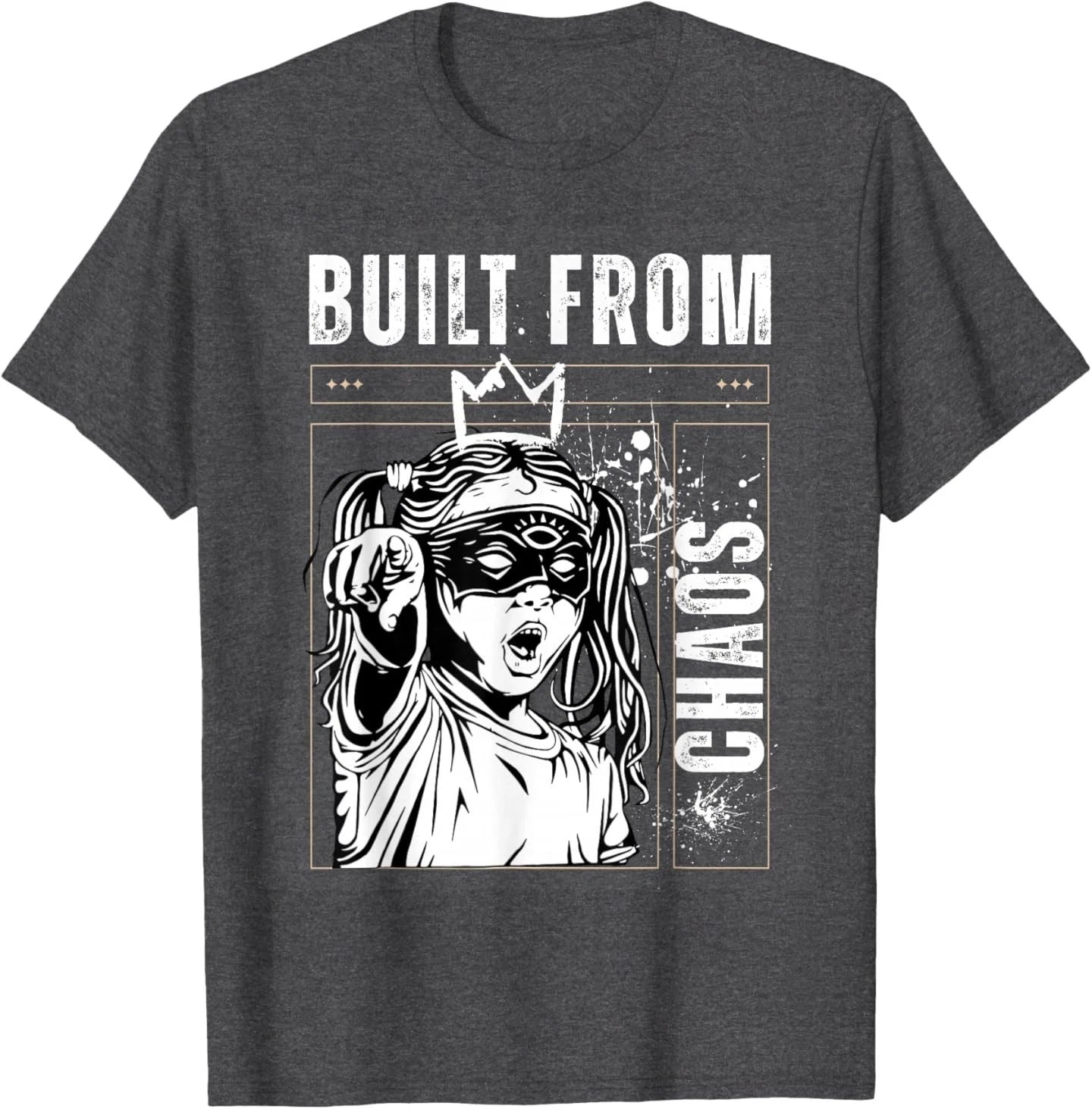 Streetwear Graphic Dark Goth Urban Aesthetic, Mens Fashion T-Shirt