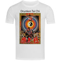 Mens Regular Fitedt T-Shirt Donnie Yen Drunken Tai Chi White T-Shirt