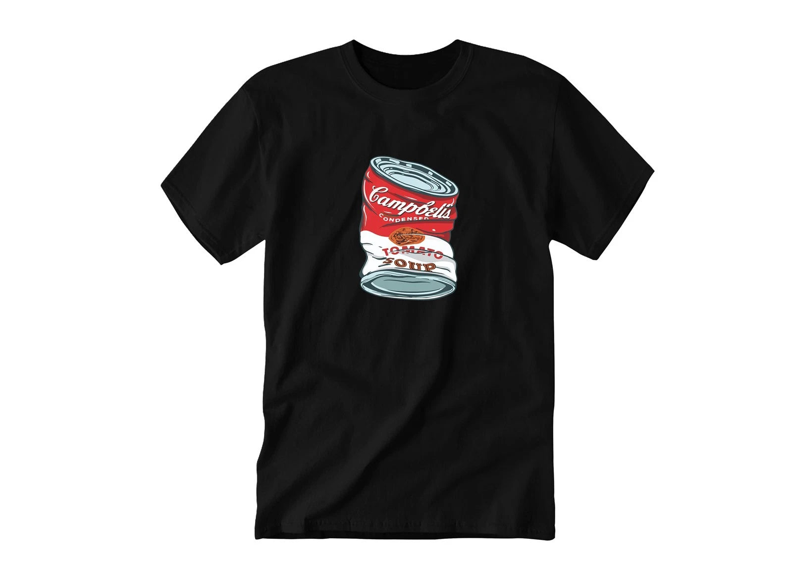 Campbell's Soup Cans Warhol Art Illustration | Youth & Adult Unisex Tee Tshirt