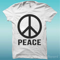 T-shirt Man Symbol Peace And Love Gift Idea Road To Happiness
