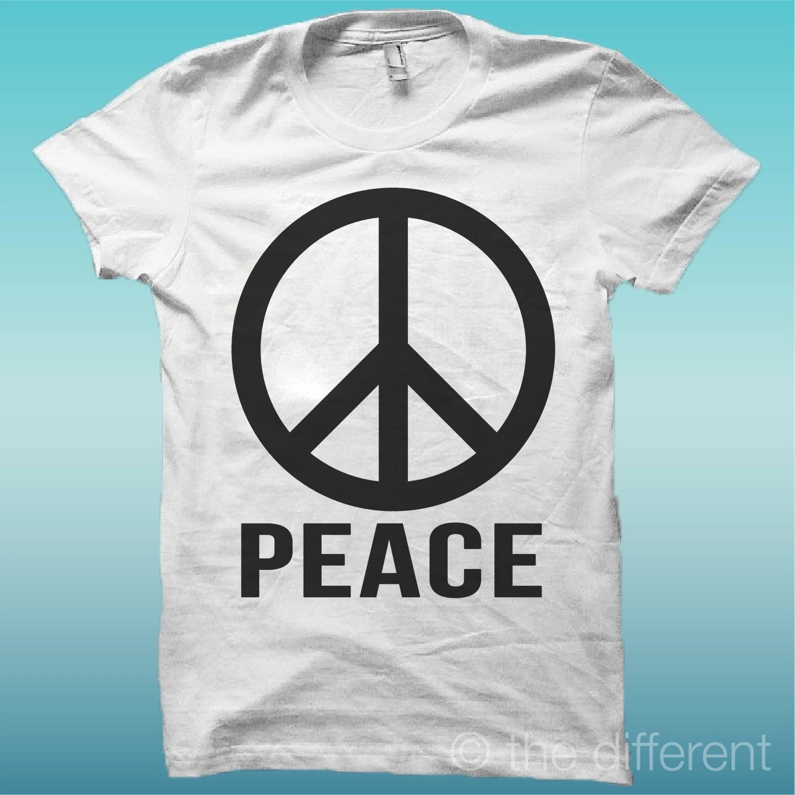 T-shirt Man Symbol Peace And Love Gift Idea Road To Happiness