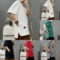 Stylish Hidden Pocket T Shirt for Men with Five Point Sleeves and O Neck