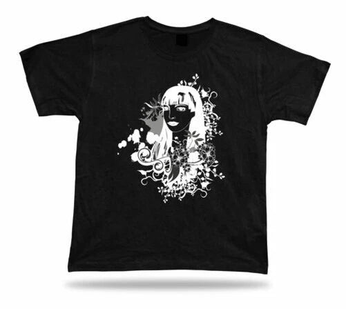 Black and White Lady tee stylish t shirt modern design special gift apparel