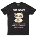 Piss Me Off I Will Slap You So Hard Funny Cat Vintage Mens T Shirt