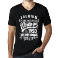 Men's Graphic T-Shirt V Neck Original Parts (Mostly) Aged to Perfection 1950