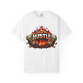 Born To Hustle Flame Graphic T-Shirt Money Streetwear Motivational Unisex Tee