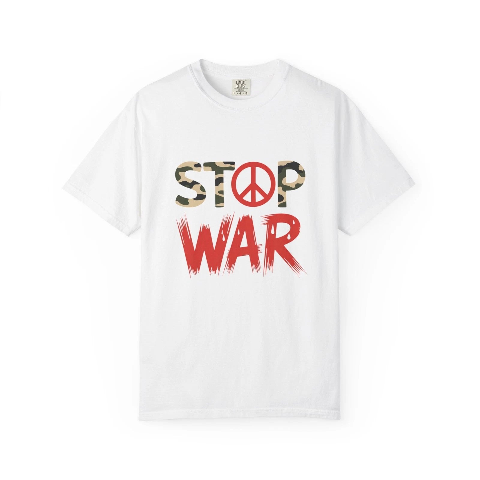 Unisex T-shirt political protest stop war genocide palestina satire art tee