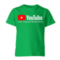 Personalized YouTube Kids Unisex T-Shirt Custom Channel Name Tee Gift Top