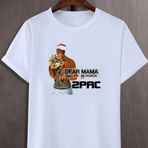 2Pac Dear Mama T-shirt, Retro Tupac Rapper Tee, Tupac Rap Legend Tee for Fans