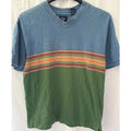 Gap Vintage 90s Y2K V-Neck Striped T-Shirt Men's Size Small