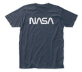 Authentic NASA Retro Logo Slim-Fit T-Shirt Indigo S-2XL NEW