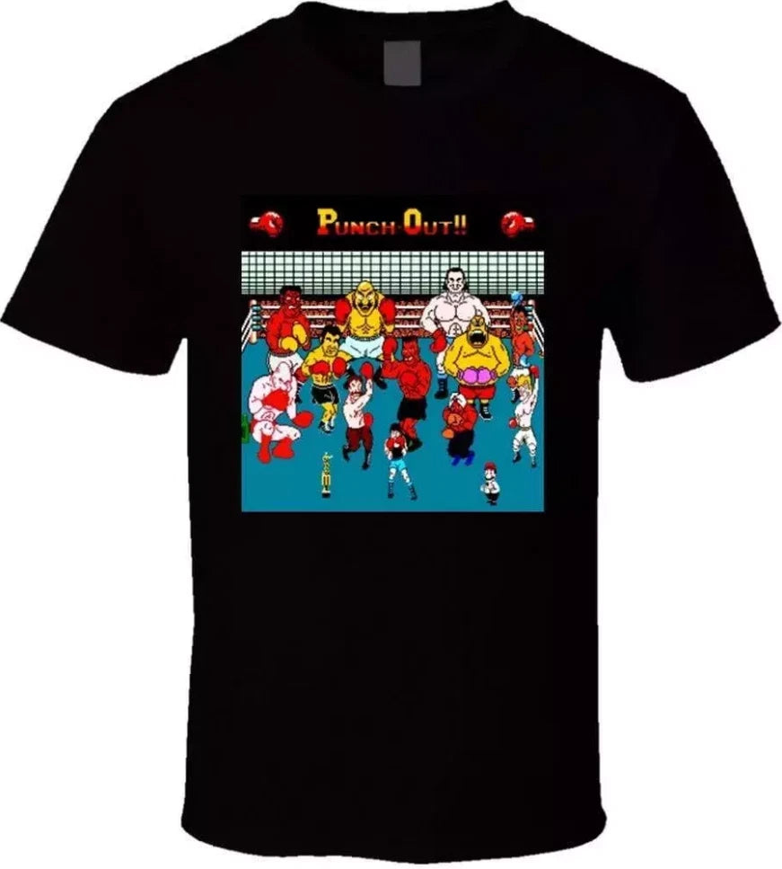 Mike Tyson's Punchout All Character's NES Video Game T Shirt
