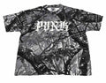 PUNK ® Letras Los Angeles TOUR 100% Cotton Tough Sleeve Camouflage Y2K sz XL