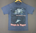 Vintage Y2K Las Vegas What Happens Stays In Vegas Art Building Eyes Shirt Rare