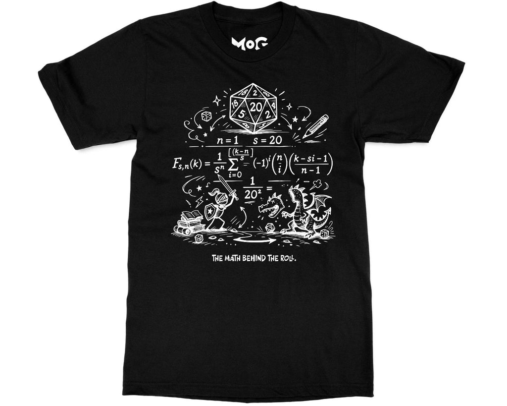 20-Sided Dice Funny T-shirt Roleplaying Gamer Meme Tee Geeky Shirt for RPG Fans