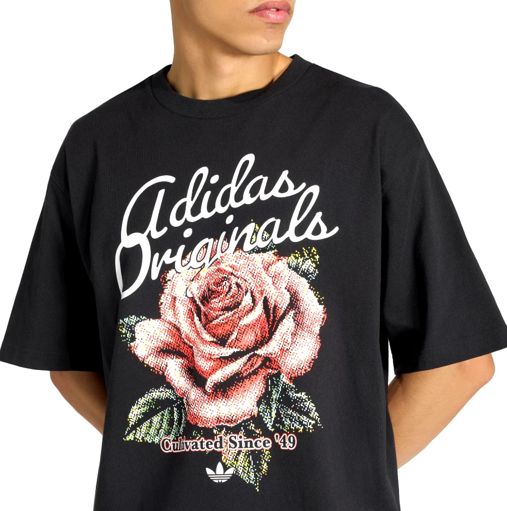 NEW MENS ADIDAS ORIGINALS OG ROSES TREFOIL TEE SHIRT ~SIZE MEDIUM #KX8629