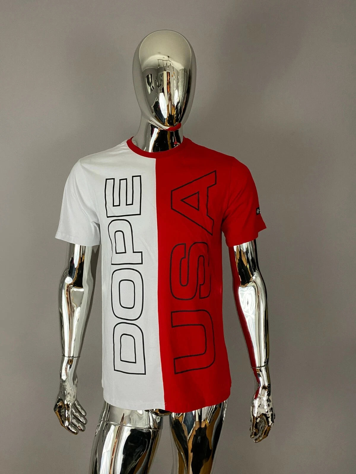 DOPE USA Logo Men Graphic Multicolor T Shirt Size M