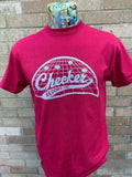 CHECKER RECORDS CHESS PRINTED RED T SHIRT BLUES ROCKABILLY 50'S 60'S FREEPOST
