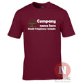 Tree surgeon arborist custom t-shirt personalise gardening work wear customize